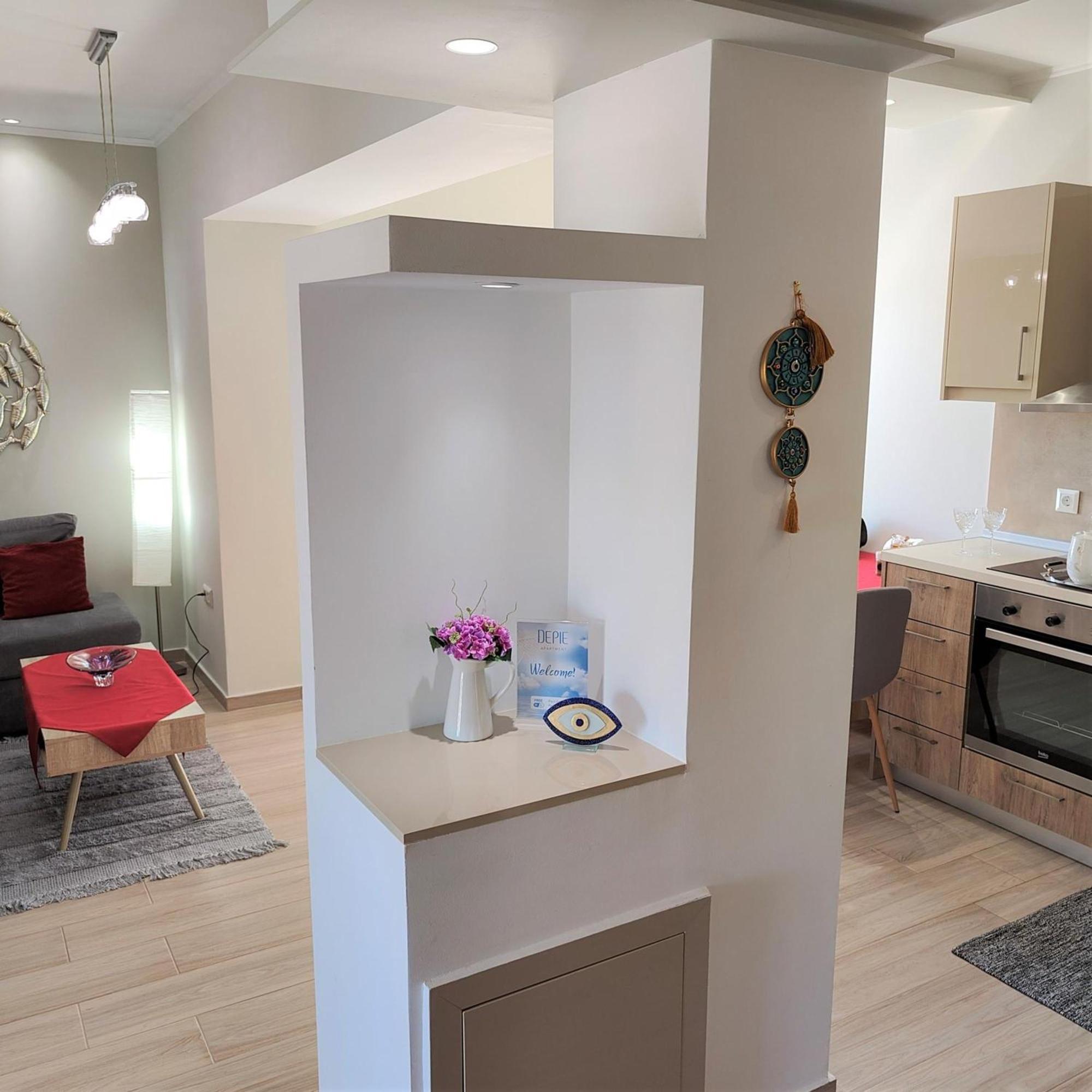 Depie Luxury Apartment In Pastida Bagian luar foto